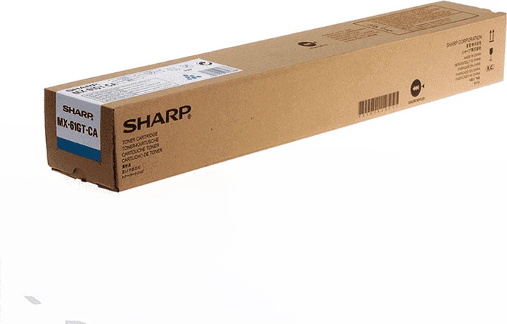 Toner Sharp MX-61GTCA kapacitet standard rendiment 24000 faqe cyan