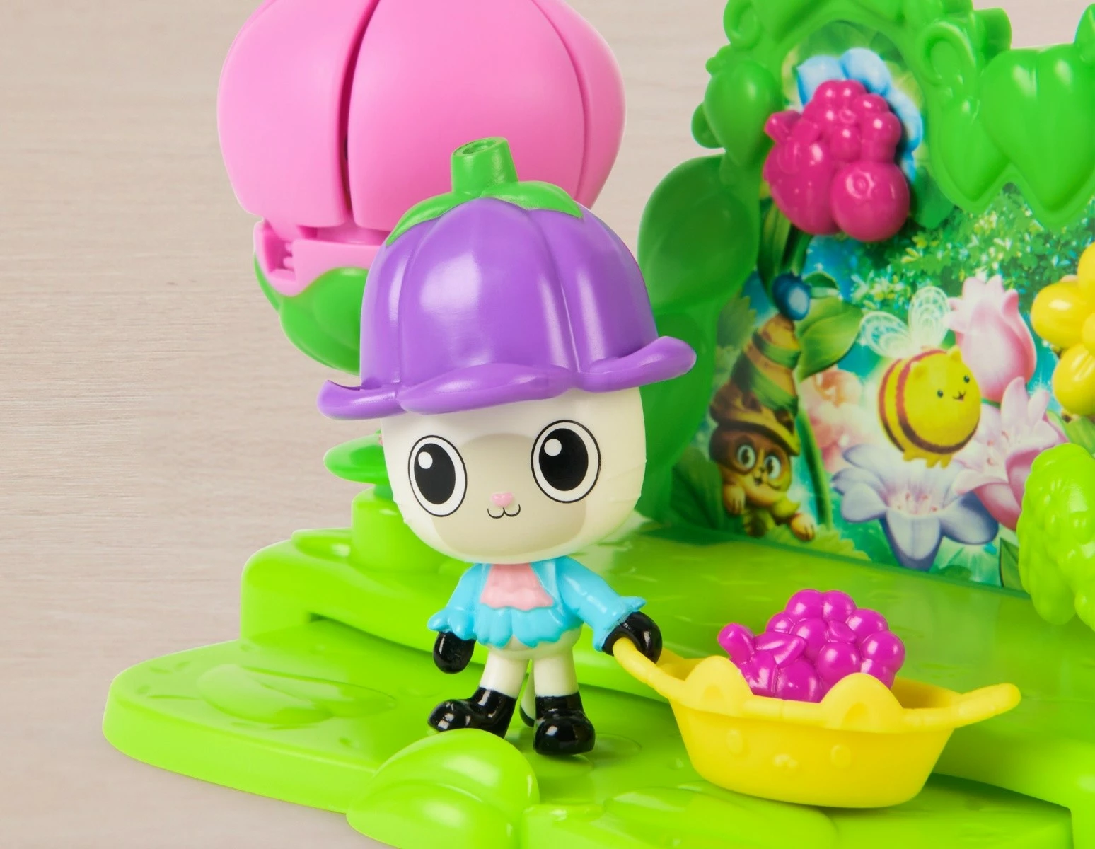 Set lodrash Gabby's Dollhouse Garden Story, Spin Master, 12 pjesë, plastikë, shumëngjyrësh