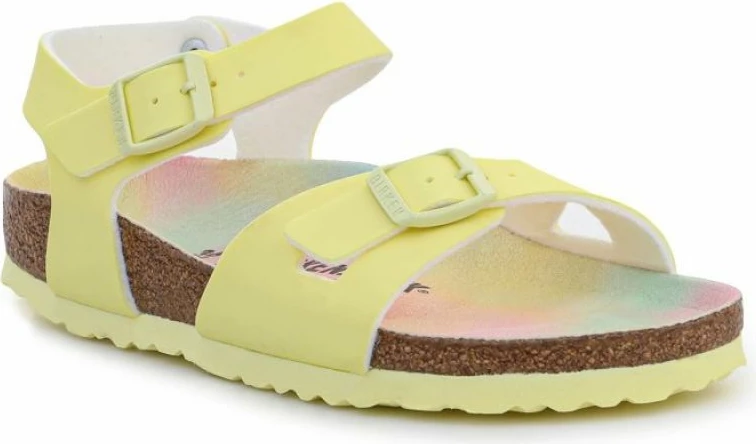 Sandale për fëmijë Birkenstock, Rio Kids Candy Ombre të verdha