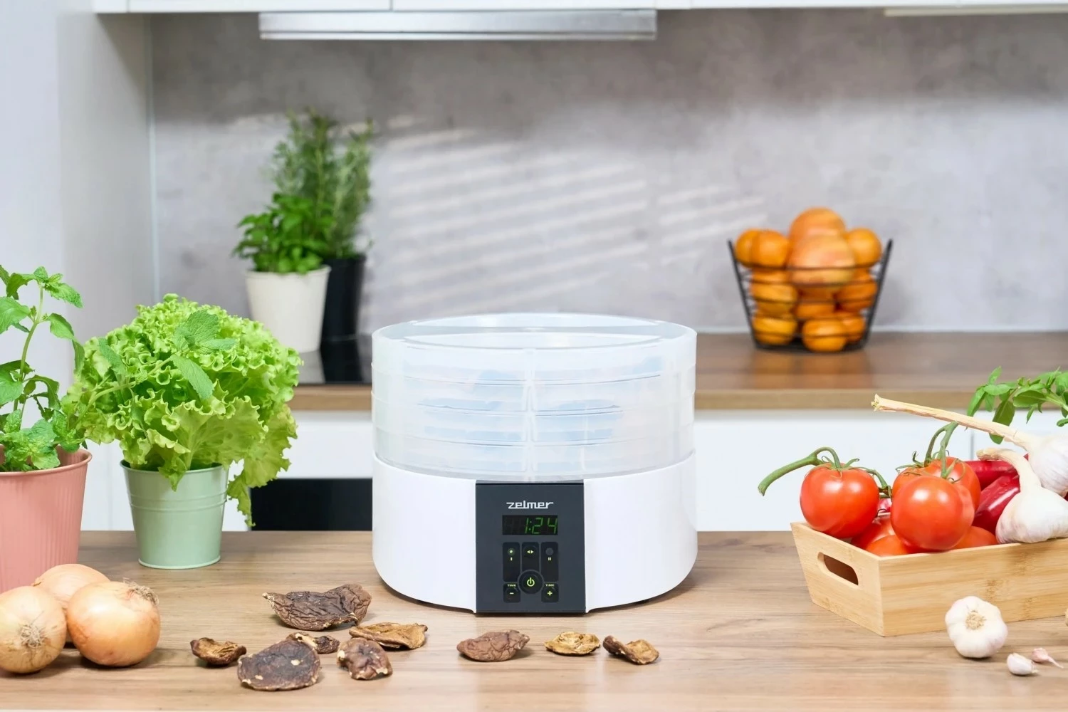 Tharëse ushqimi Zelmer ZFD2020, e bardhë