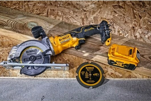 Prerëse elektrike DeWALT Flexvolt 54V, 11.5cm, me bateri, zi/verdhë