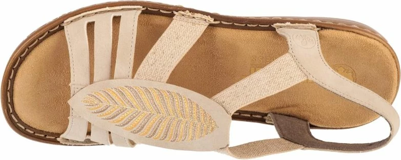 Sandale femra Rieker, bezhë