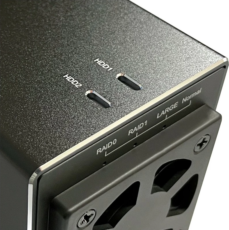 Kasë e jashtme LC-Power LC-35U3-RAID-2, për 2x 3.5" HDD, USB 3.2, e zezë