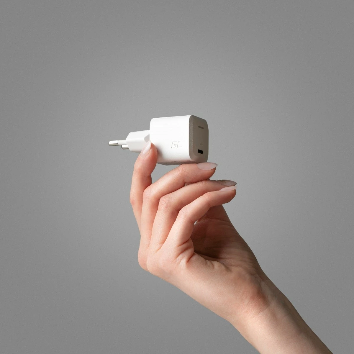 Karikues muri Green Cell PowerGaN 33W, USB-C, i bardhë