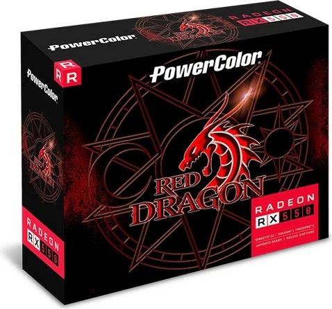 Kartelë grafike PowerColor Red Dragon AXRX 550, Radeon RX 550, 4 GB, GDDR5, PCI Express 3.0, e zezë