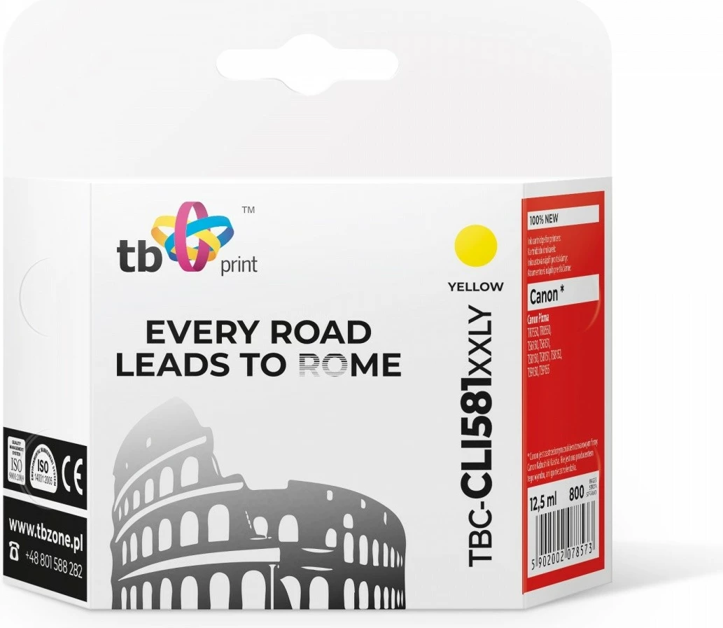 Toner TB Print TBC-CLI581XXLY për Canon Pixma, Yellow