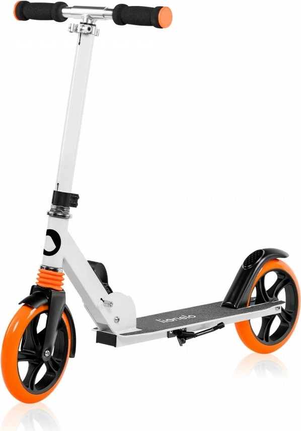 Trotinet Lionelo Luca 51334, për fëmijë dhe të rritur, Bardhë/Portokalli
