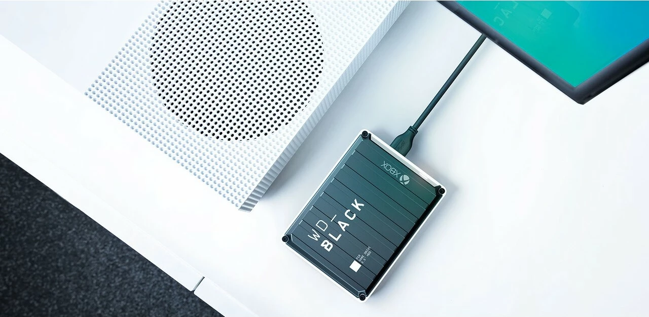 Hard disk i jashtëm Western Digital WD BLACK P10 Game Drive 2TB, USB 3.2, për Xbox, zi/bardhë