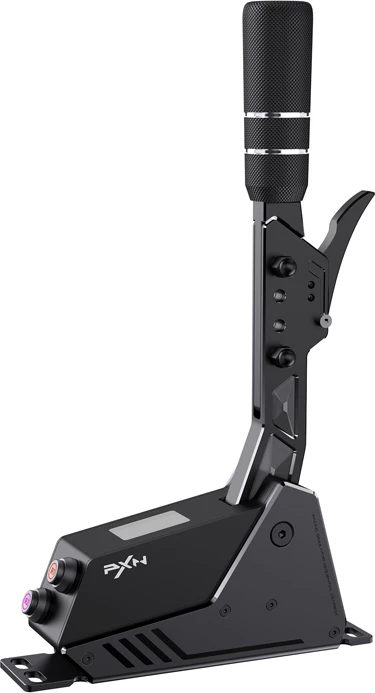 Kambio sekvenciale simulimi PXN SF SMG, lidhje me kabëll USB-C, kompatibile PC Windows dhe baza PXN, e zezë