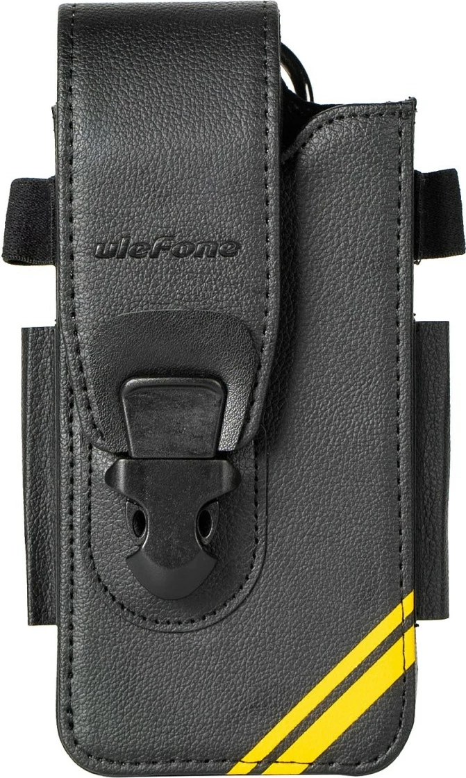 Mbështjellës Ulefone UF-C-A26 për Armor 26 Ultra, lëkurë artificiale, i zi