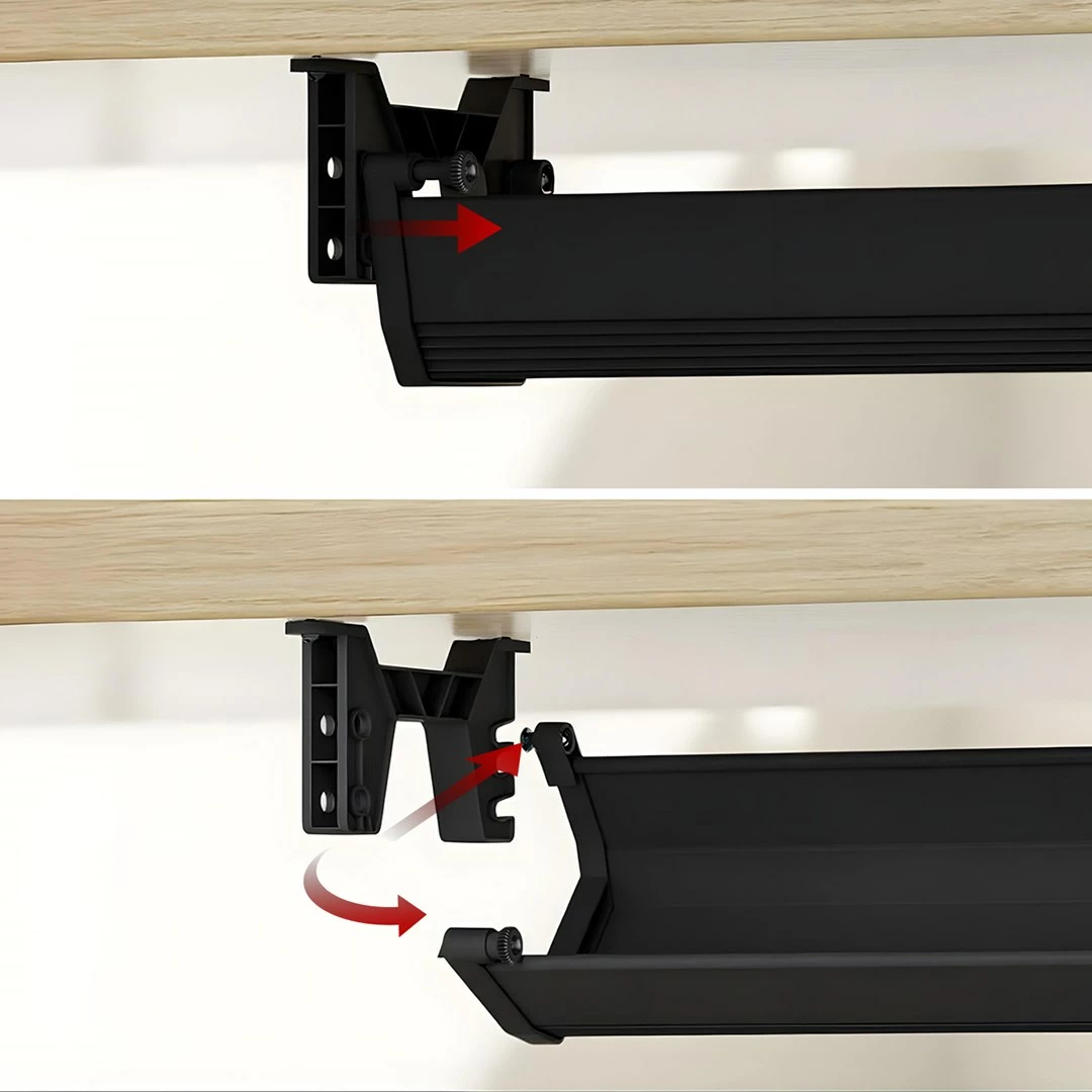 Organizues kabllosh nën tavolinë Maclean MC-106 B, i zi