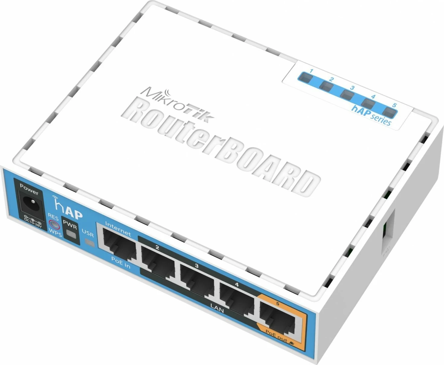 Router MikroTik RB951UI-2ND, Wi-Fi 802.11b/g/n, 2.4 GHz, i zi