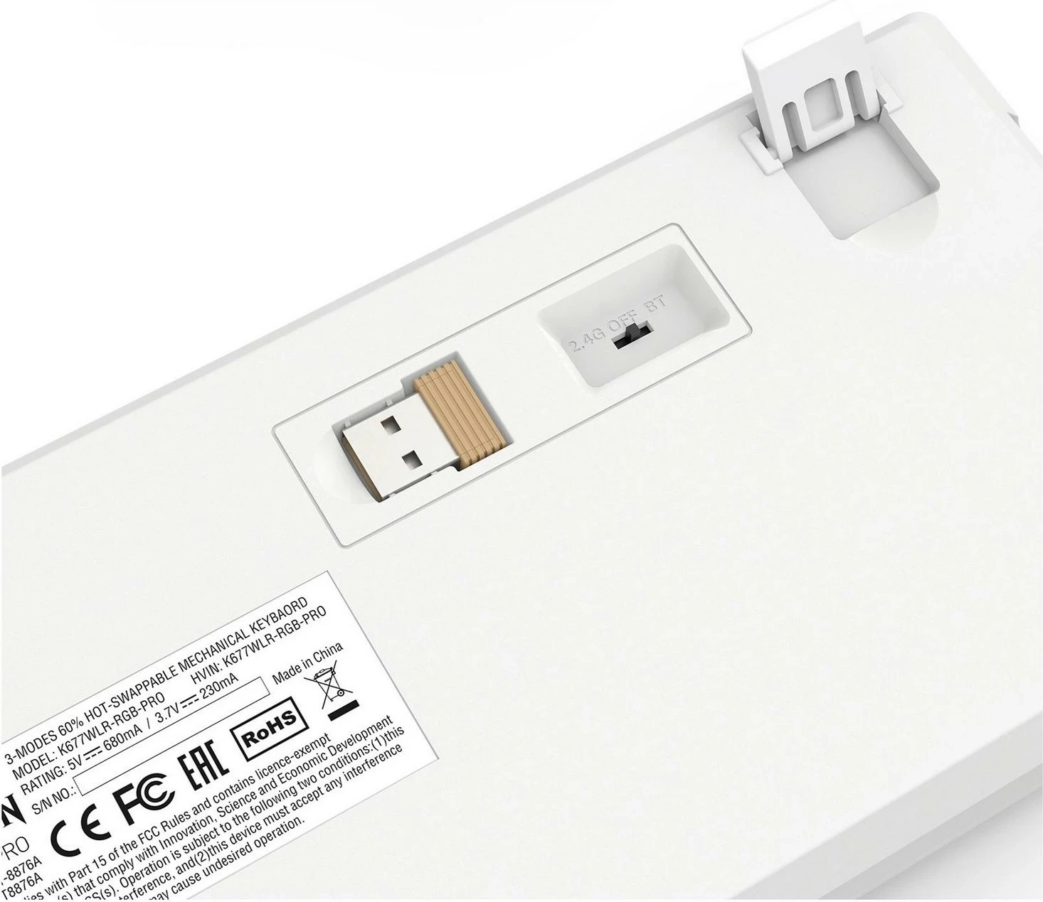 Tastierë mekanike Redragon K677WLR-RGB-PRO Rammus, RGB, kafe