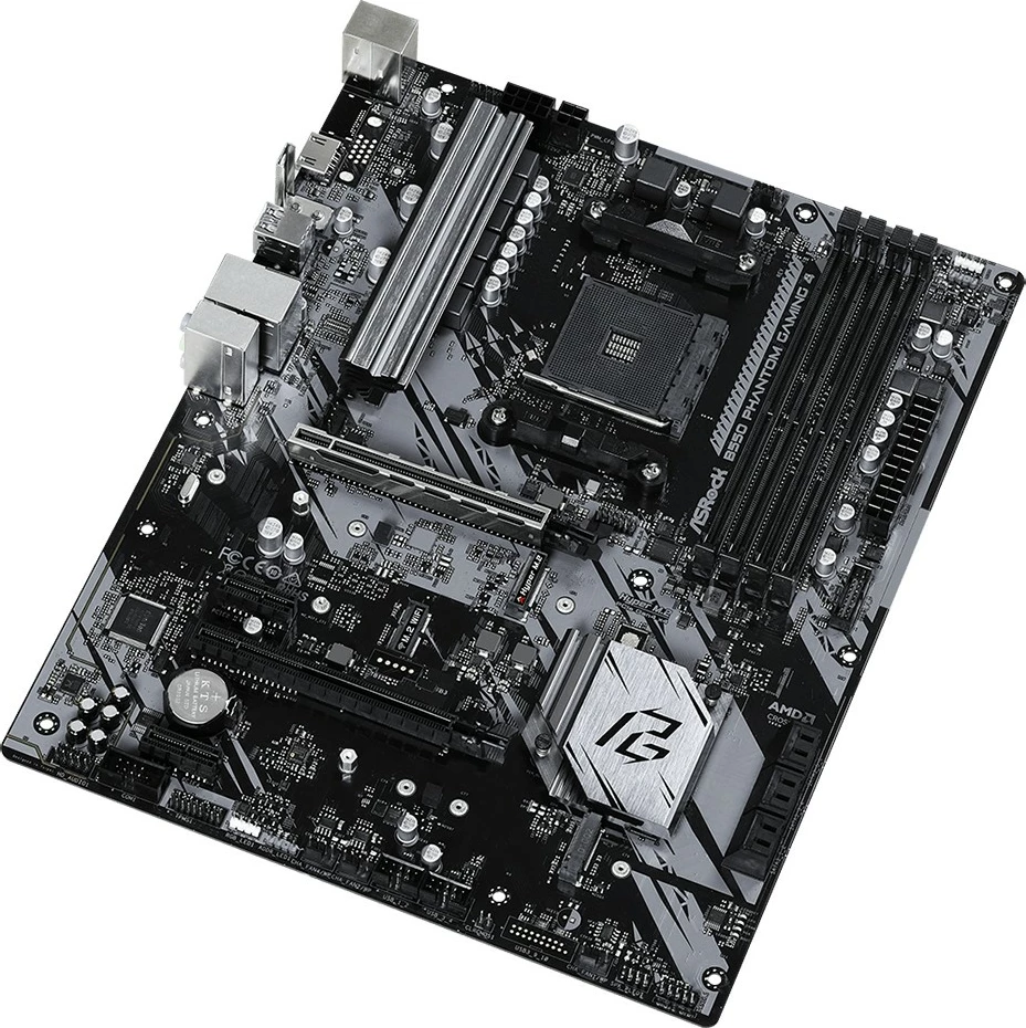 Pllakë amë ASRock B550 Phantom Gaming 4, Socket AM4, DDR4, ATX, e zezë