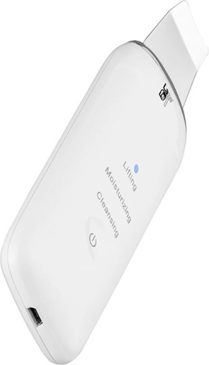 Pajisje peeling kavitacional, Lafe TWA002, 24.000 dridhje/sek, 3 mënyra pune, bateri 600 mAh, e bardhë