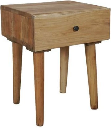 Komodinë Nextdeco Tribeca, dru teak, 40x35x50cm