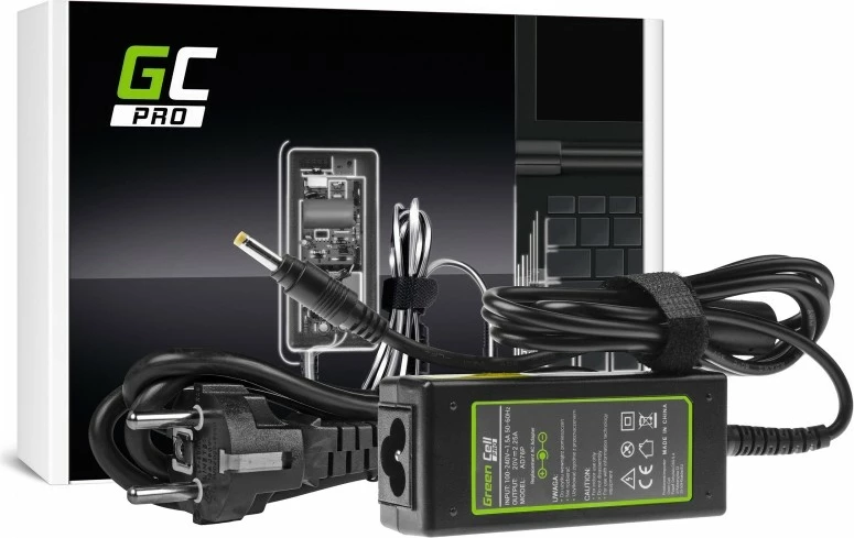 Adapter rryme Green Cell PRO AD76P për Lenovo Yoga 510, 20V 2.25A 45W, 4.0-1.7mm, i zi