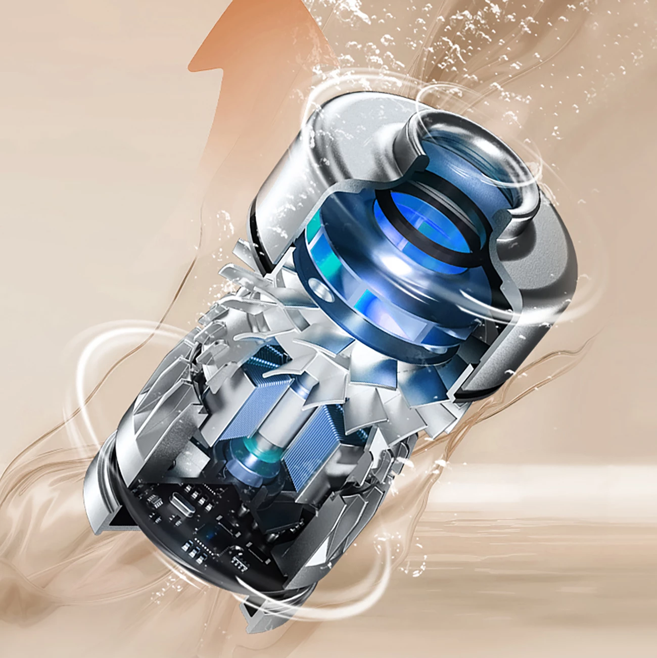 Fshesë elektrike pa kabllo JIMMY PW11, 3-në-1, 400W, 4000mAh, 0.6L, argjend/gri