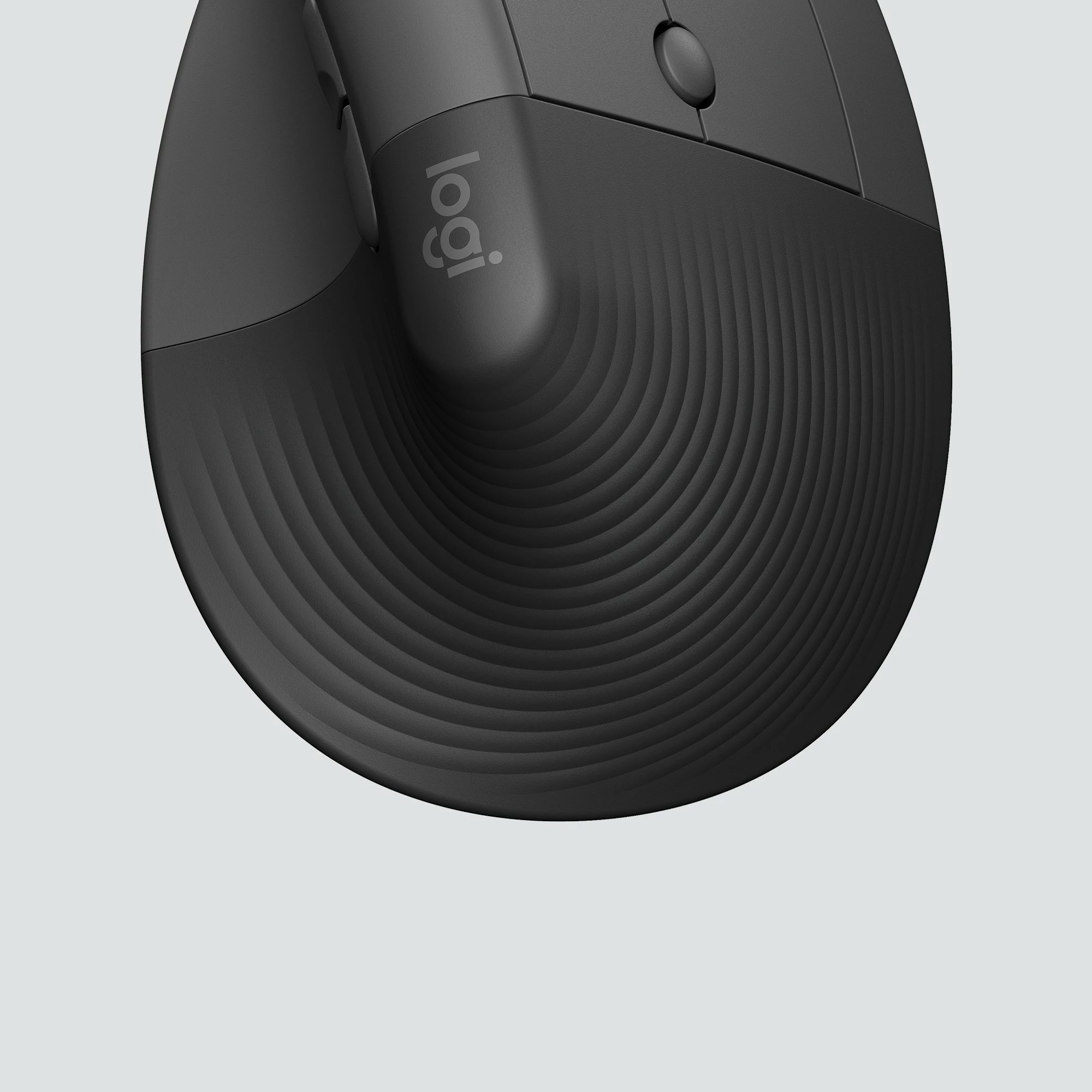 Maus ergonomik Logitech Lift për biznes, dizajn vertikal, optik, RF Wireless + Bluetooth, 4000 DPI, grafit