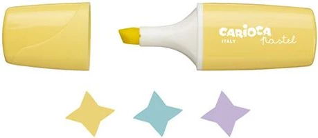 Markerë Carioca mini highlighters 3 copë, pastel