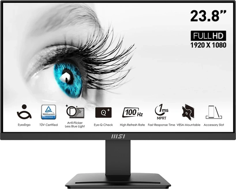 Monitor MSI PRO MP2412, 23.8", 100Hz, i zi 