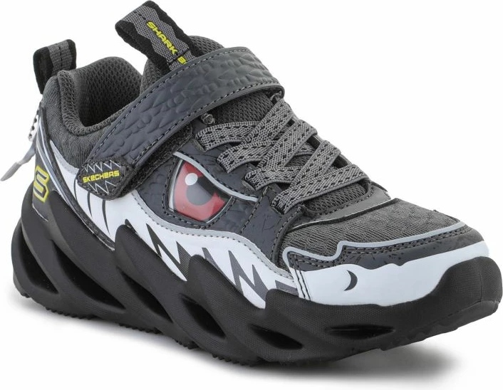 Këpucë për djem Skechers Shark Bots Surf Patrol, gri