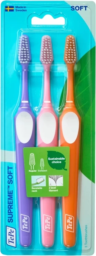 Furçë dhëmbësh TePe Supreme Soft 3 copë