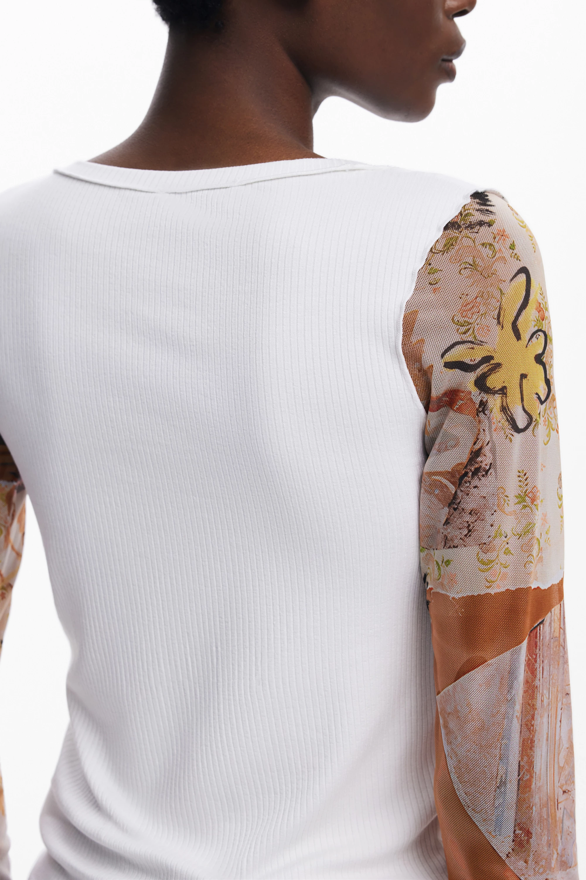 Xhemper femra DESIGUAL, të bardhë