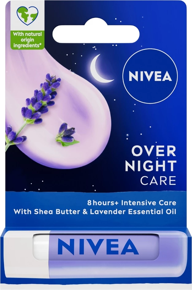 Balsam për buzë Nivea Overnight Care 4.8g