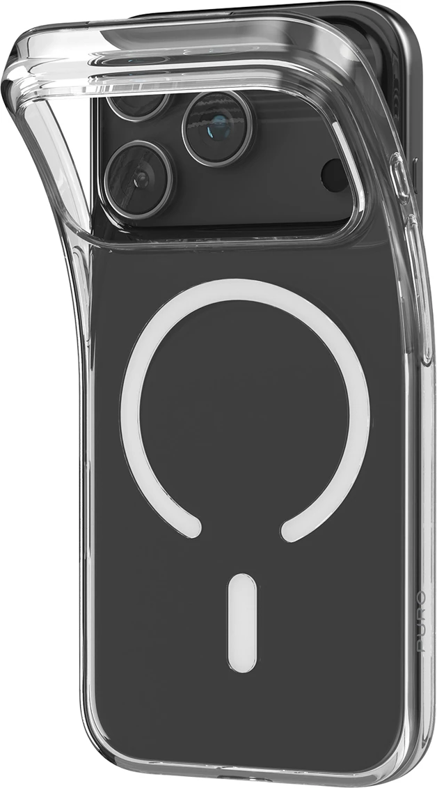 Mbështjellës Puro 0.3 MAG Ultra-Slim TPU për iPhone 17 Pro Max, Transparent