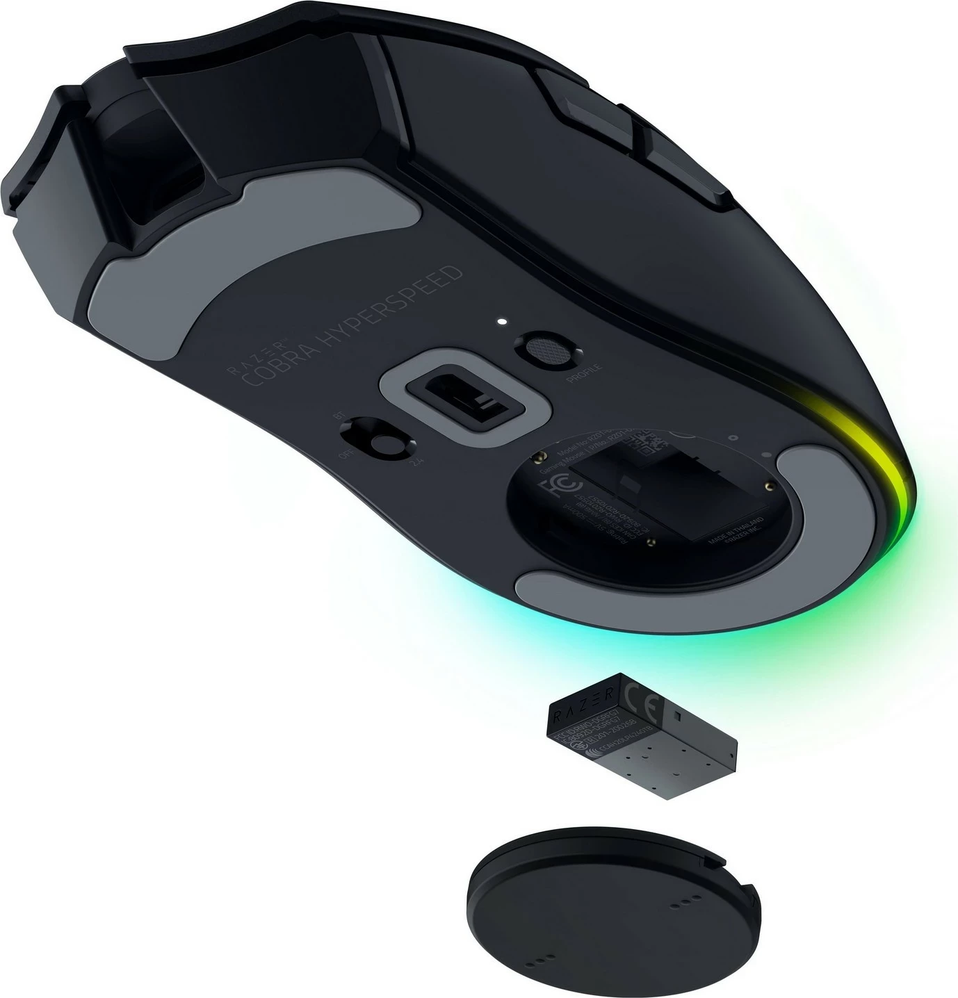 Maus Razer Cobra HyperSpeed, RGB, wireless/wired, i zi