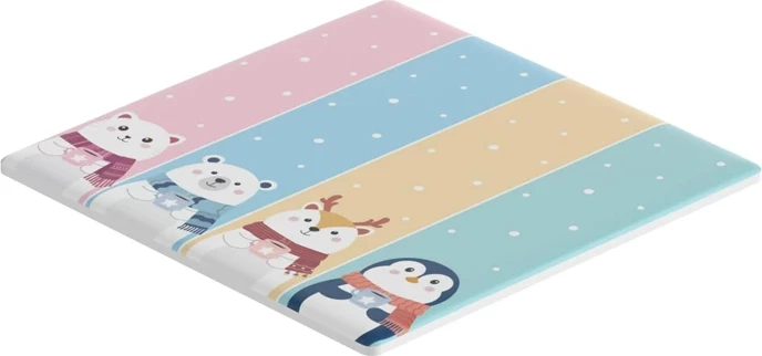 Kapak dekorativ Sonoff T5-4C-86-cartoon për çelës të mençur, plastik, shumëngjyrësh