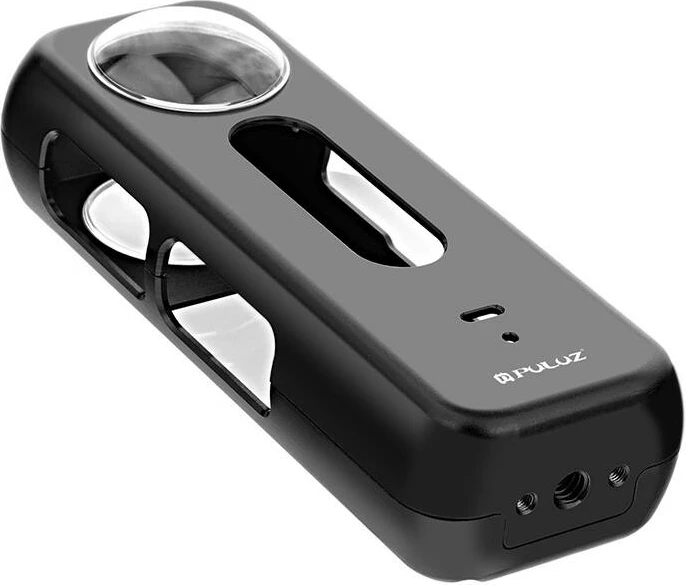 Kasë metalike mbrojtëse Puluz PU990B për Insta360 X4 me kapak për lente, e zezë