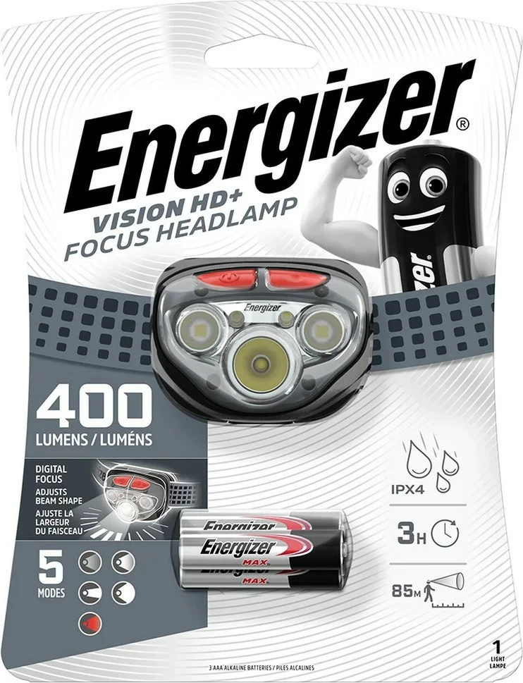 Llambë koke Energizer Vision Focus HD+, 400 lumens, 35h, Gri