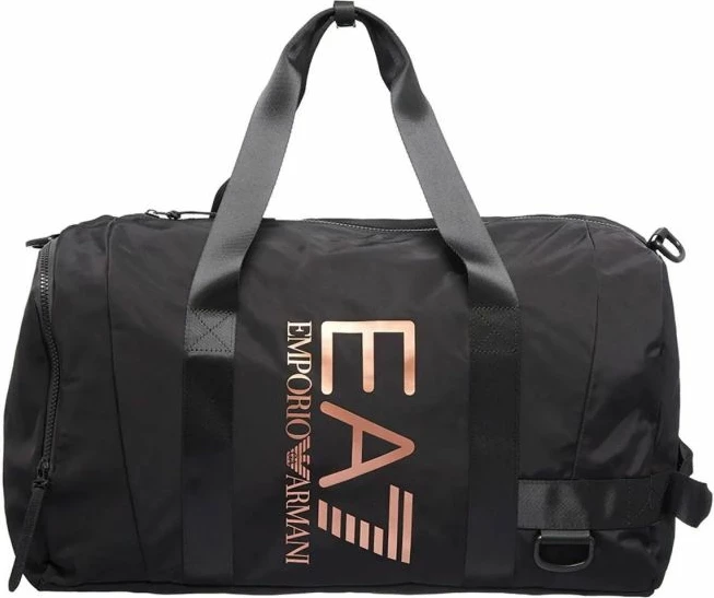 Çantë sportive EA7 Emporio Armani, e zezë dhe rozë