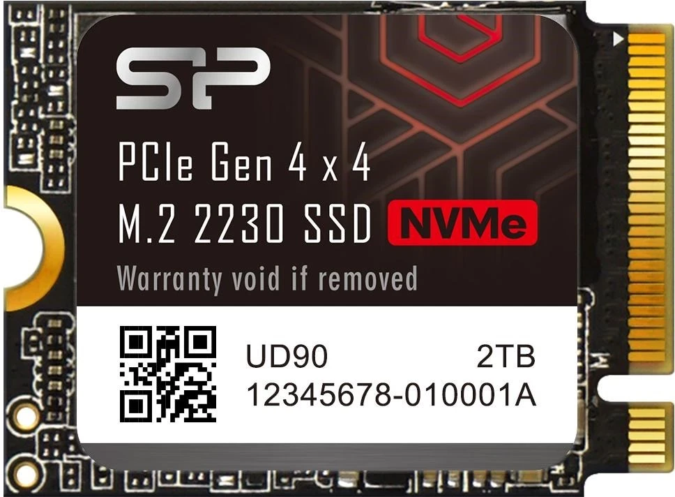 SSD Silicon Power UD90, 2000 GB, PCI Express 4.0, 3D NAND NVMe