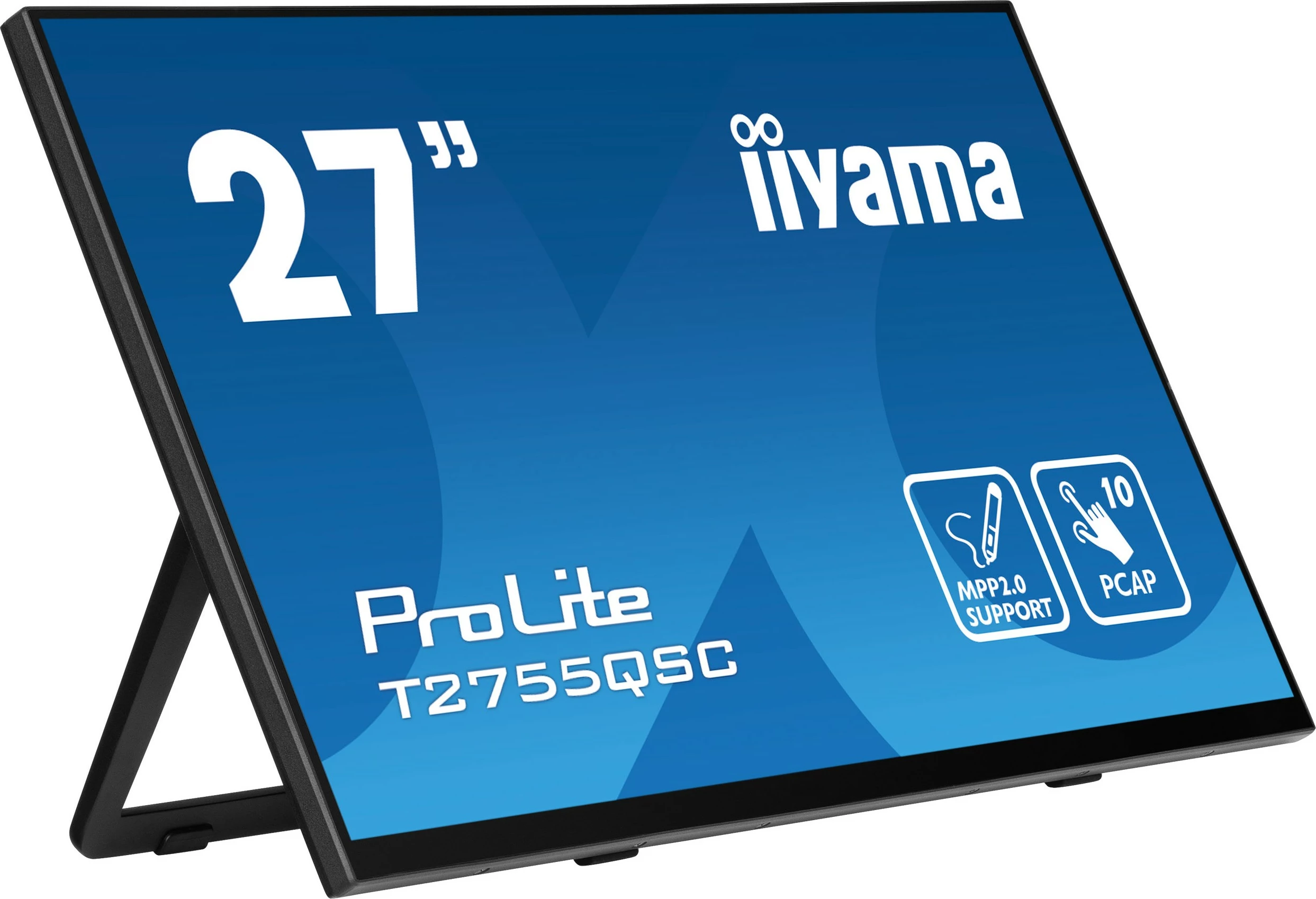Monitor iiyama ProLite T2755QSC-B1, 27", 2560 x 1440, LCD, e zezë