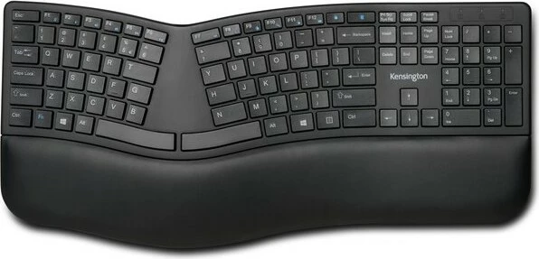 Tastierë Kensington ProFit Ergo Wireless, QWERTZ, e zezë