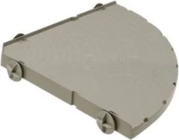 Raf për kafaz FERPLAST L 373, me pamje nga terrasa, ngjyrë gri