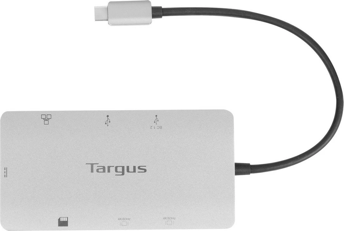 Docking station Targus DOCK423, USB-C, 2x HDMI, 2x USB-A, LAN, SD/MicroSD, argjend