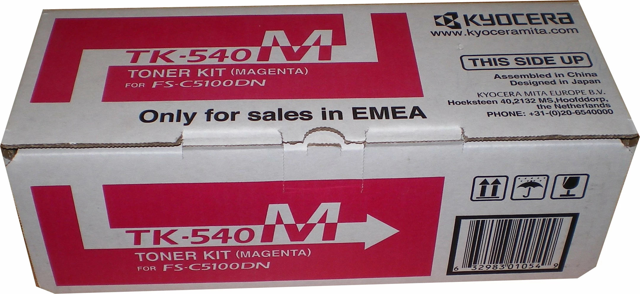 Toner Kyocera TK-540M Orink, Magenta, për FS-C5100DN, 1-pack