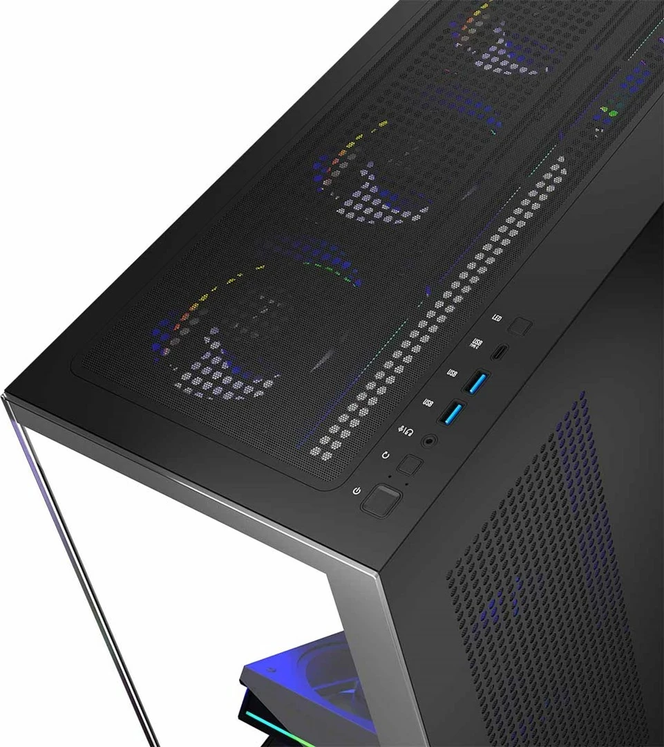 Kasë MODECOM Volcano Stellar ARGB MIDI, e zezë