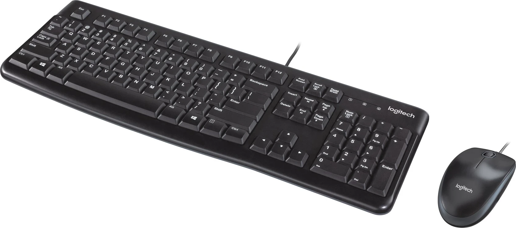 Tastierë dhe mi Logitech Desktop MK120, me tela