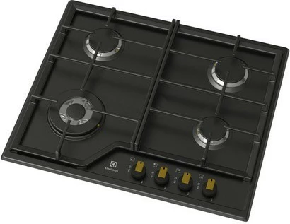 Pllakë gazi Electrolux EGS6436RK, 4 zona, e zezë