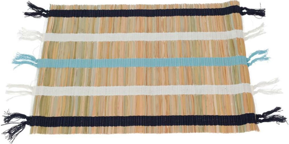 Mbulesë tavoline KOOPMAN 35672-03, 45x35cm, Navy Blue-White-Navy Blue