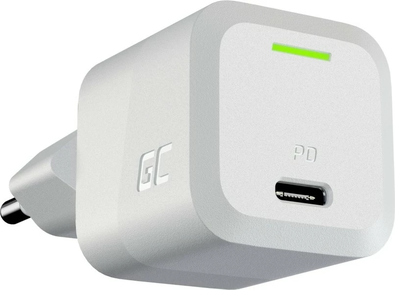 Karikues muri Green Cell PowerGaN 33W, USB-C, i bardhë