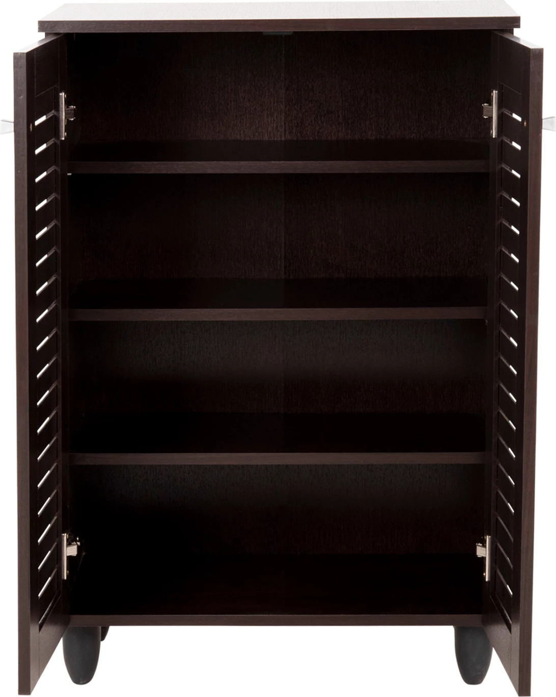 Dollap këpucësh PROLLY FH9608.01 melaminë ngjyrë wenge-2 dyer-4 rafte 60x34x88Hcm