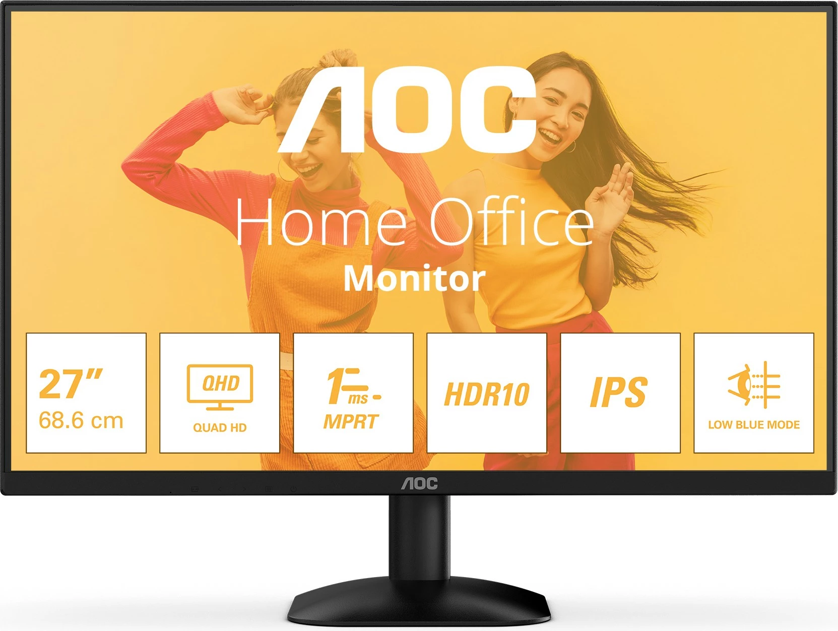 Monitor AOC Q27B35E 27 inç, QHD, IPS, HDR10, i zi