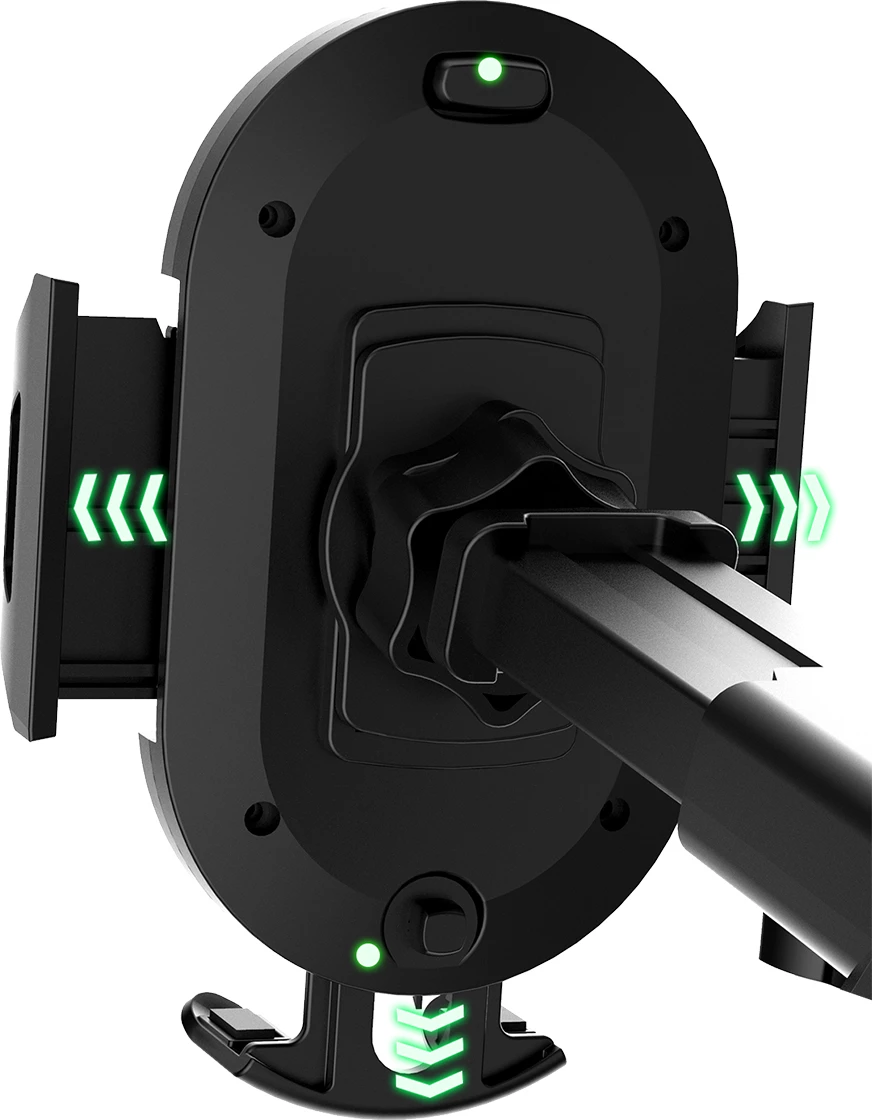 Mbajtës telefoni për veturë Dudao F2S, me krah teleskopik, i zi