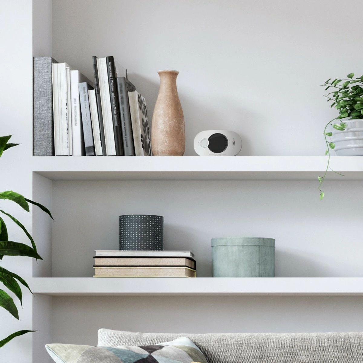 Sensor monoksidi FireAngel FA3322-INT me ekran dhe bateri të integrume, Bardhë